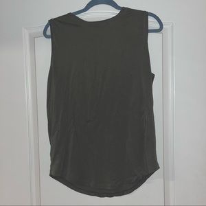Lululemon olive green muscle tank